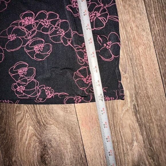 Liz Baker sleeveless knit floral top SZ XL - Picture 4 of 9